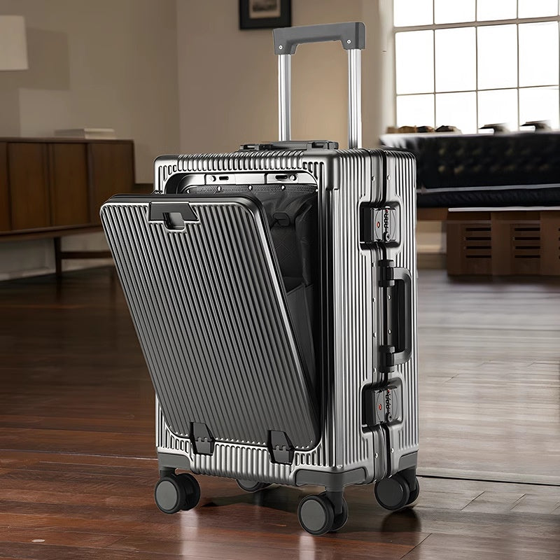 Open suitcase