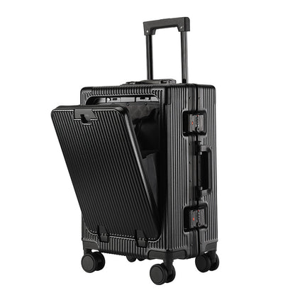 Open suitcase