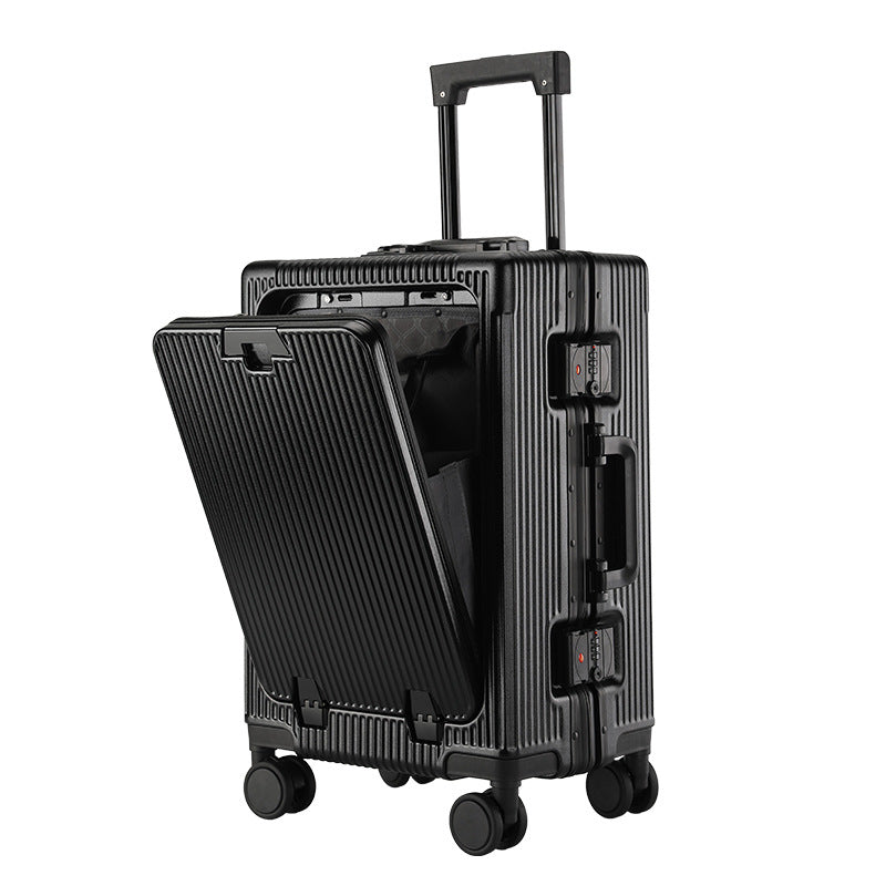 Open suitcase
