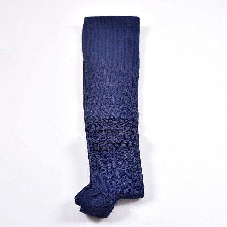 Open Toe Compression Socks Elastic Sports Socks for Men Women