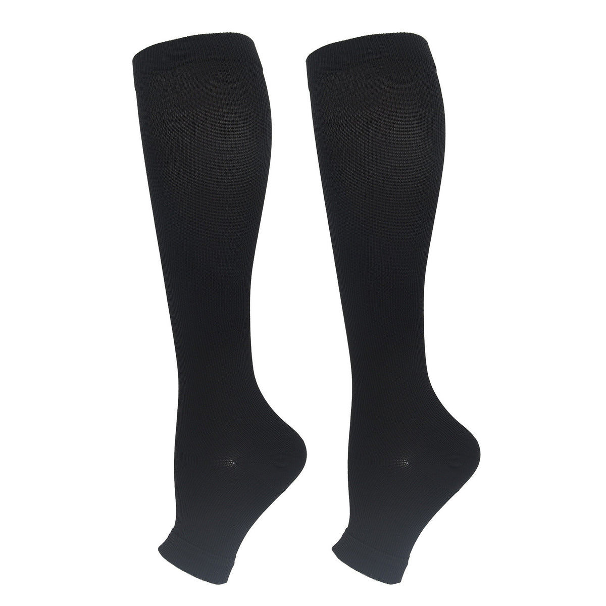 Open-Toe Compression Socks for Sports