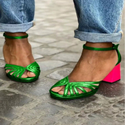 Open-toe strap sandals