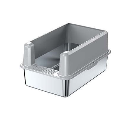 Open-top litter box