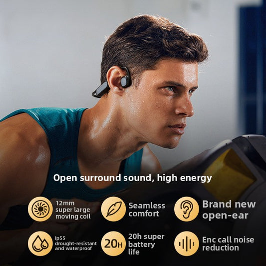 Open-Type Bluetooth Wireless Sports Headphones