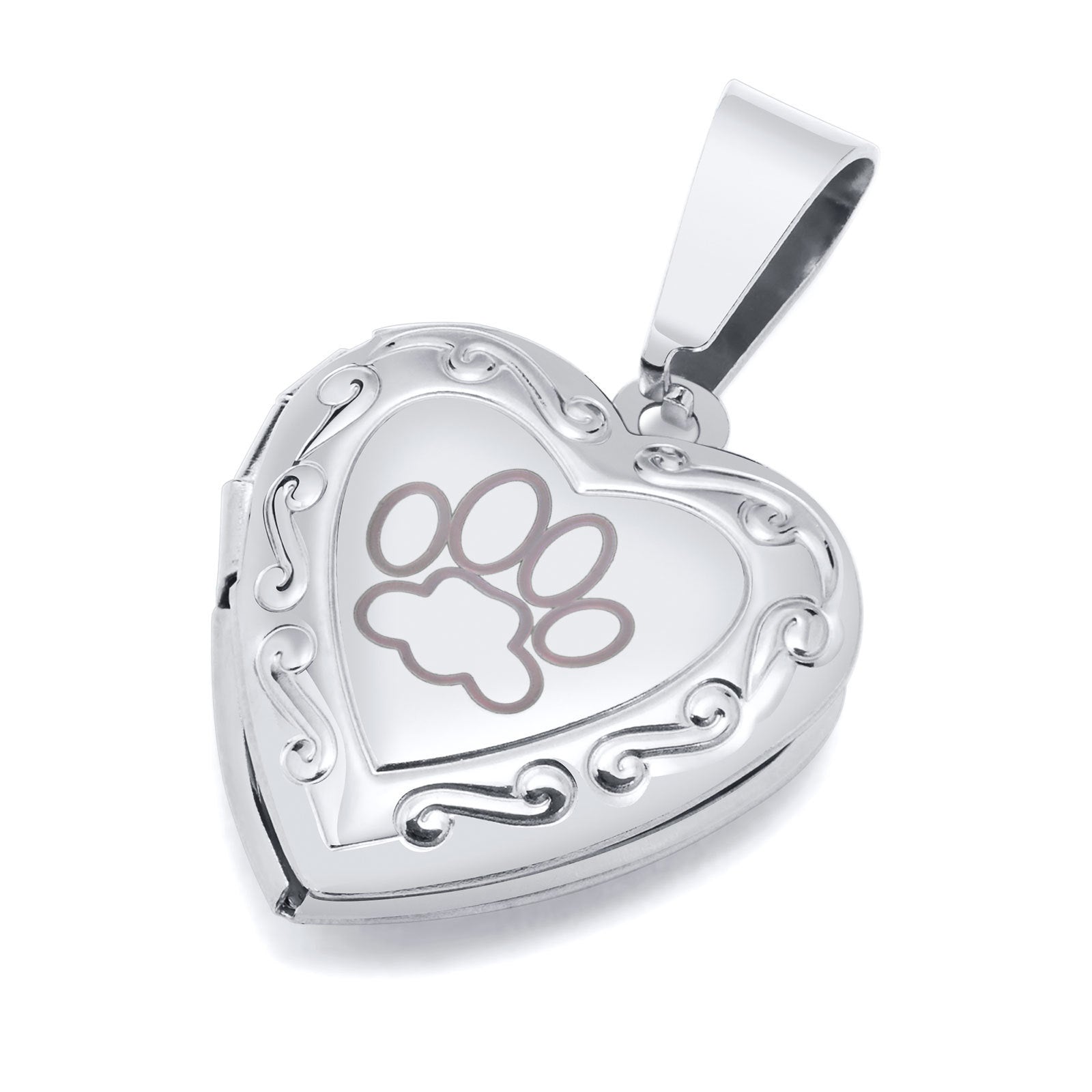 Openable Heart Photo Box Pendant Necklace