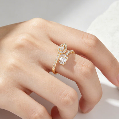 Opening adjustable ring