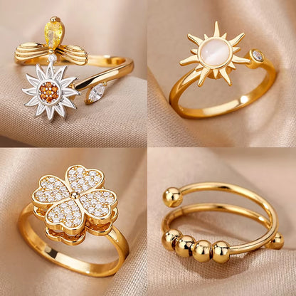 Opening Flower Ring