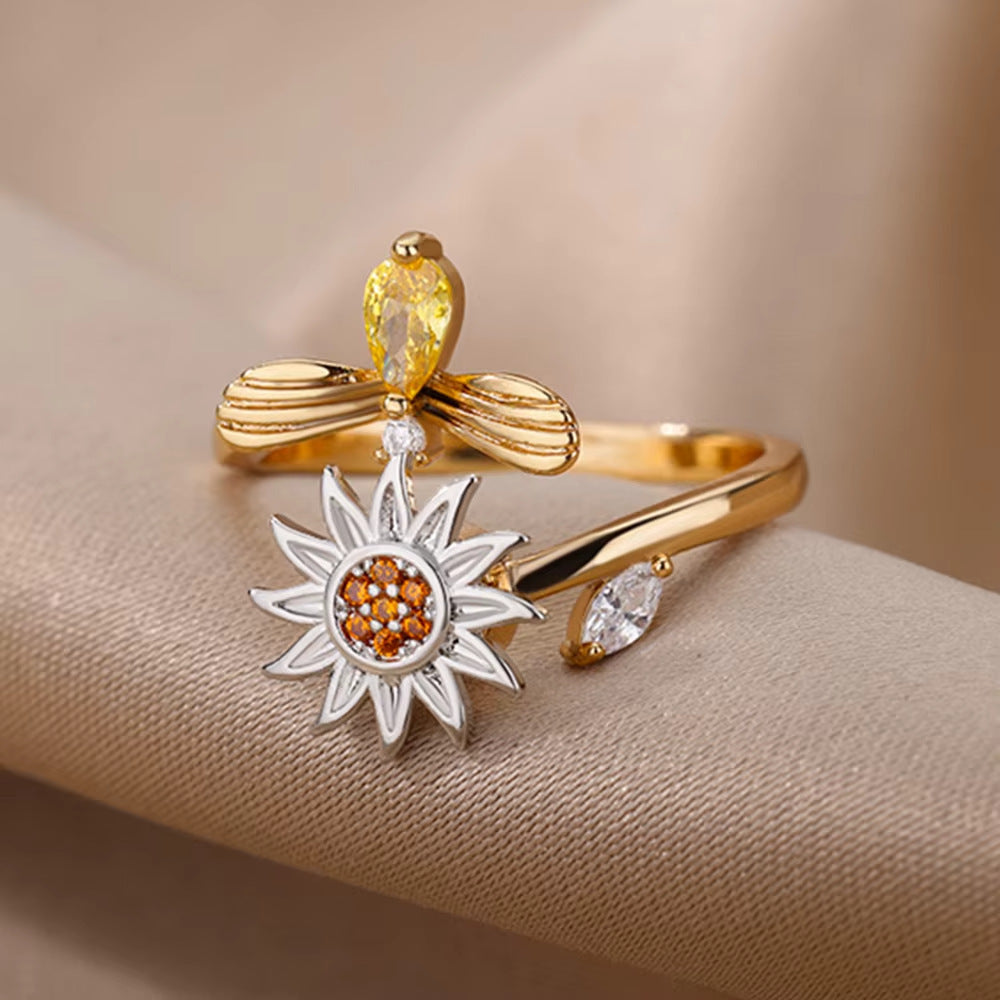 Opening Flower Ring