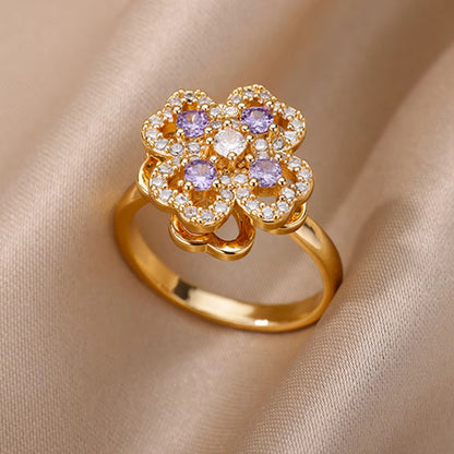 Opening Flower Ring