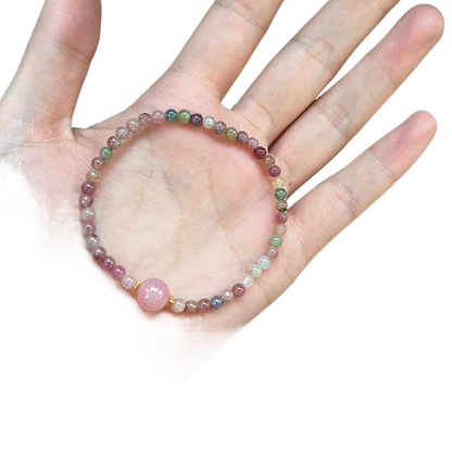 opening ring women imitation tourmaline light luxury niche design food finger ring retro color crystal beads ring wholesale