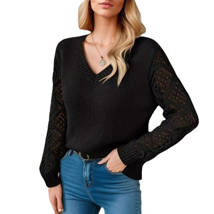 Openwork Knit Sweater