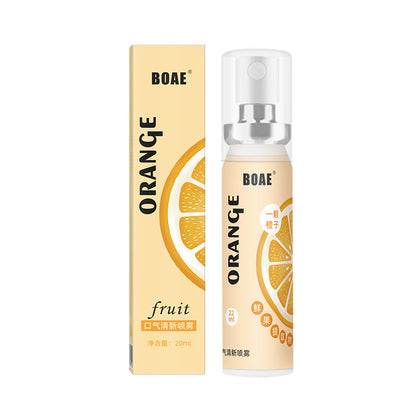 Oral spray with fruit flavor