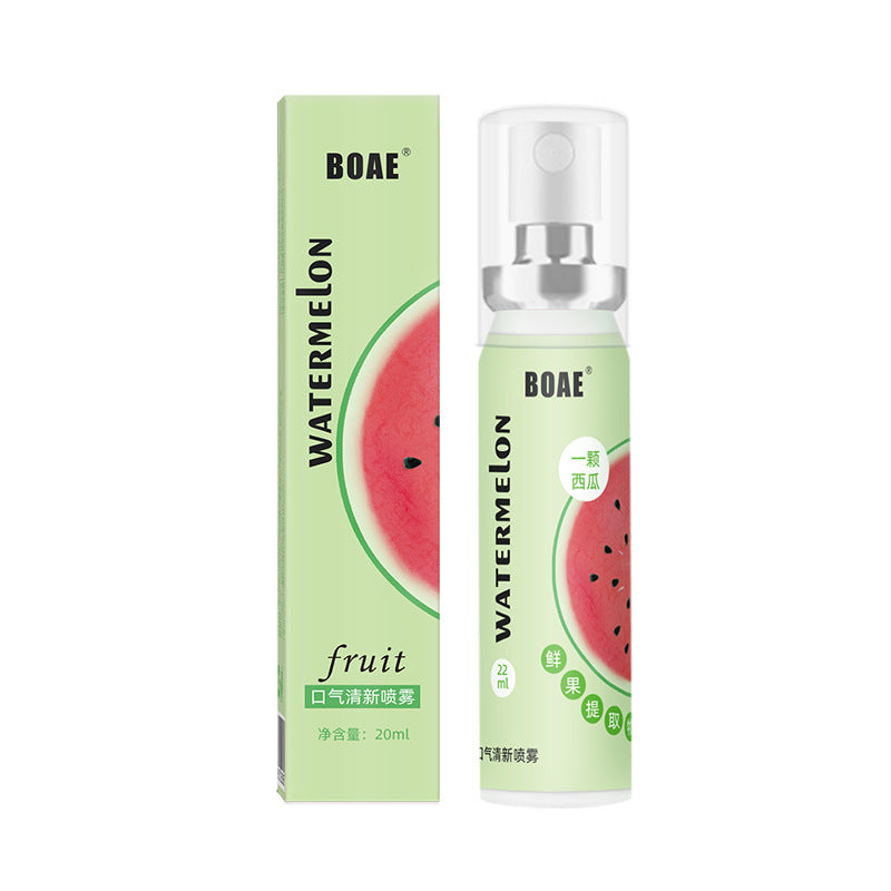 Oral spray with fruit flavor