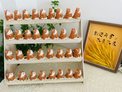 Orange cat figurine