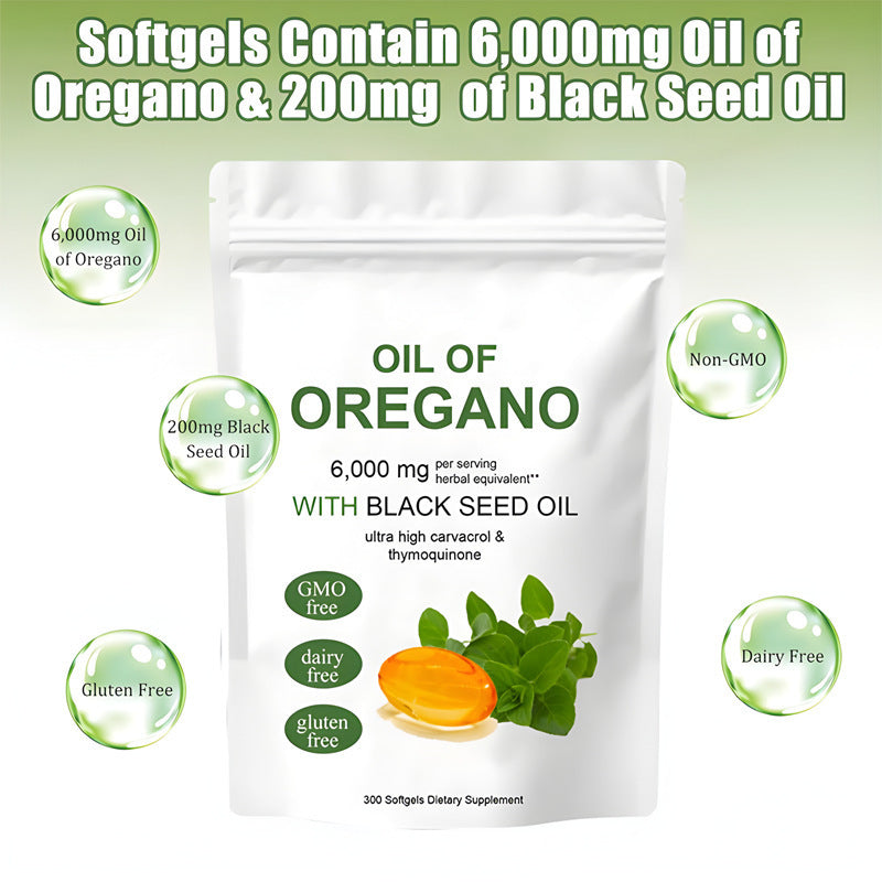 Oregano Oil Soft Capsules 300 Count