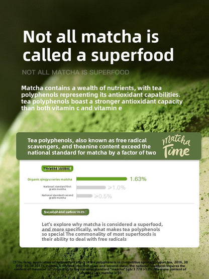 organic matcha powder
