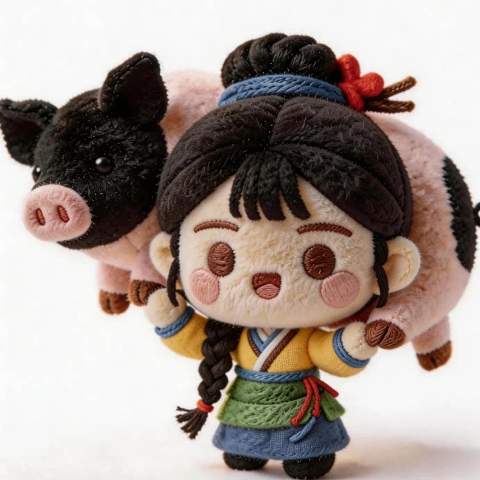 Original Character Plush Doll Hanging Ornament