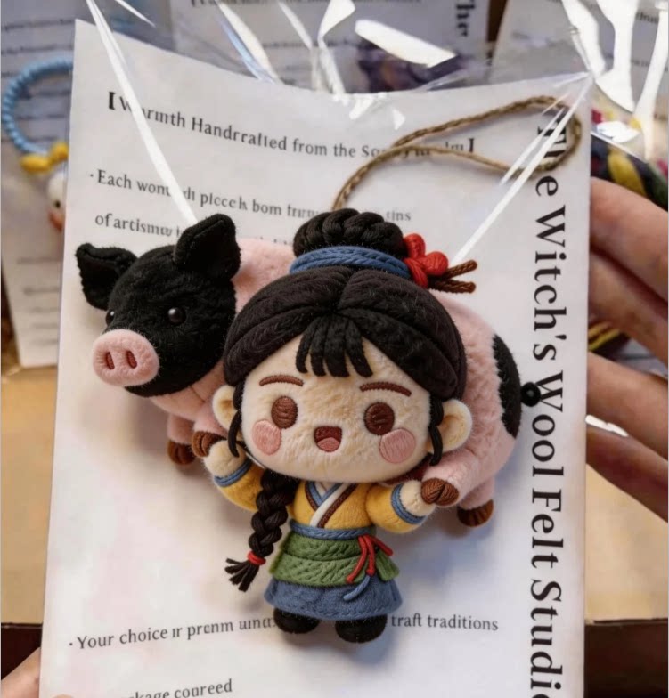Original Character Plush Doll Hanging Ornament