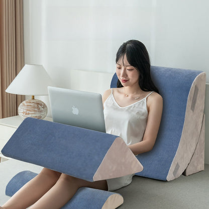 Orthopedic Wedge Pillow Set for Back Support