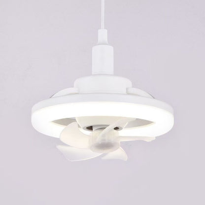 Oscillating ceiling fan light