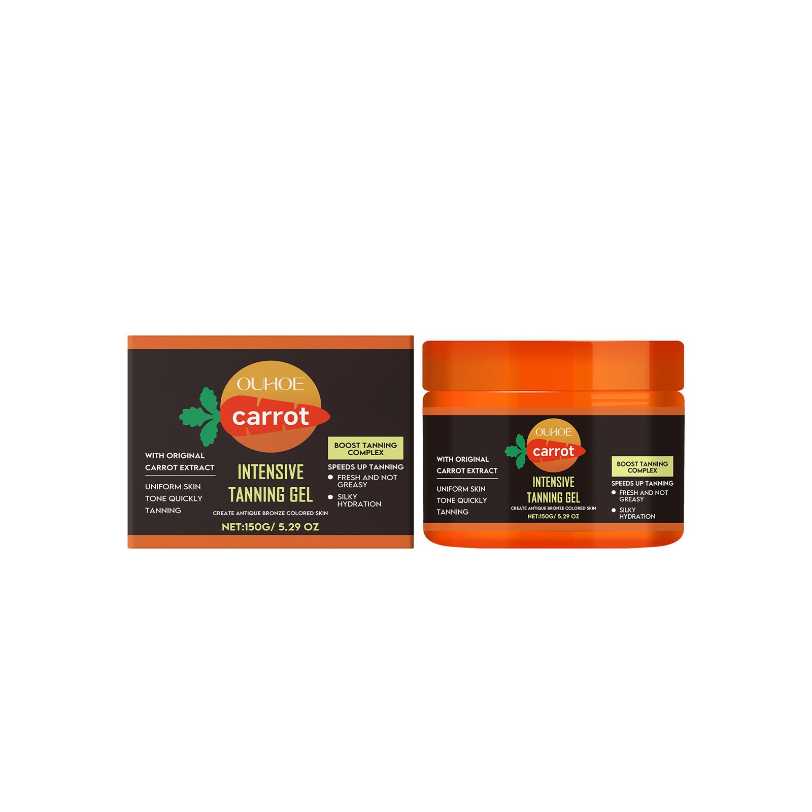 Ouhoe Carrot Tanning Gel