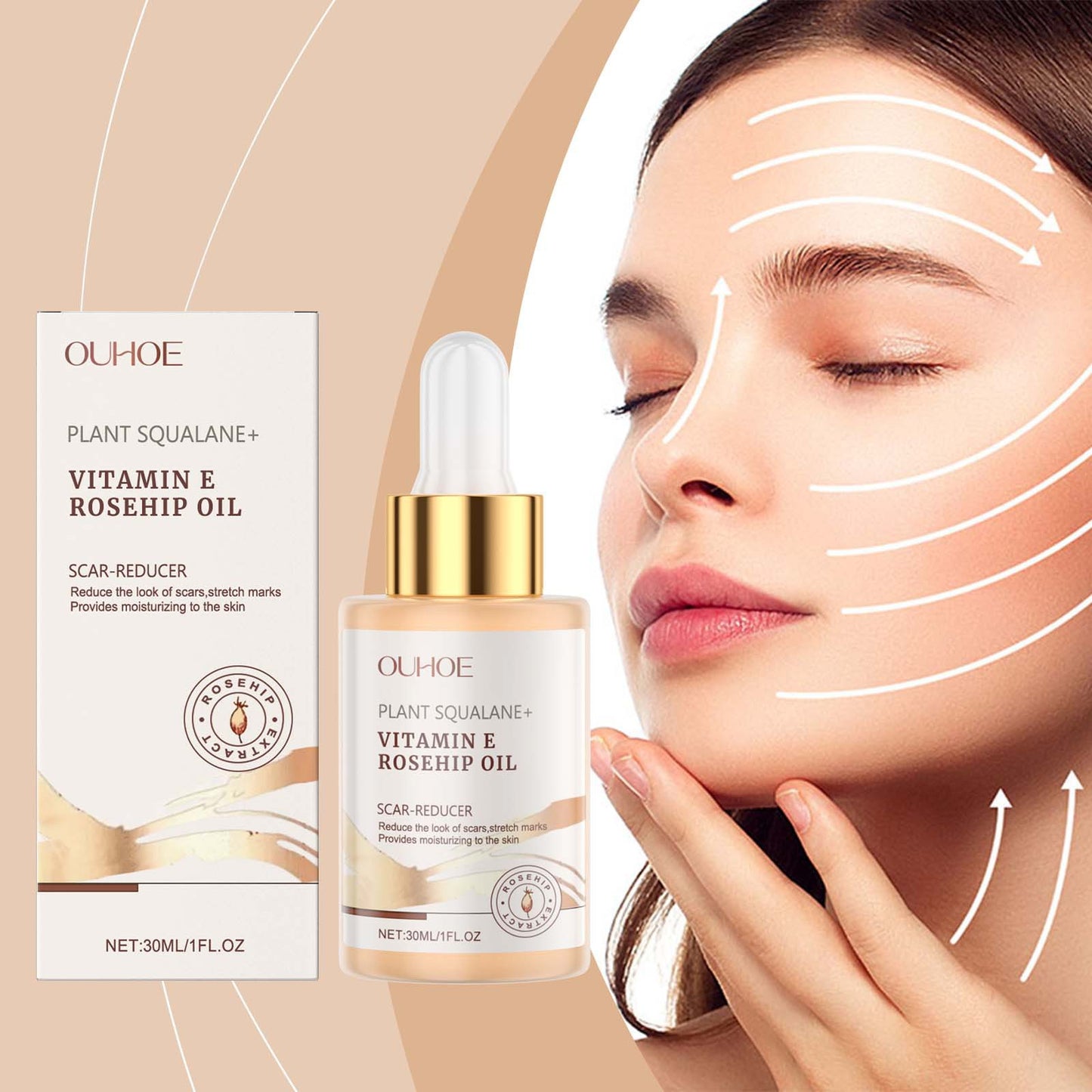 Ouhoe Moisturizing Squalane Facial Essential Oil