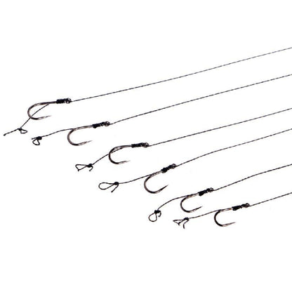 Ouku Handmade Fishing Hooks with Braided Line