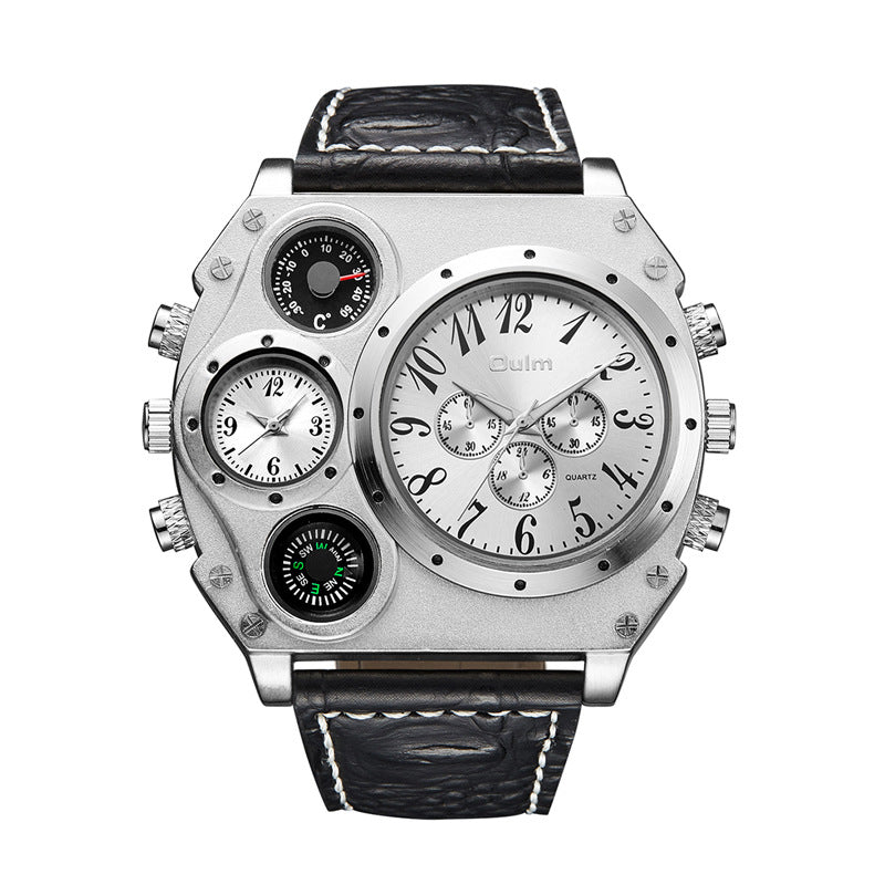 Oulm Men's Military Quartz Watch