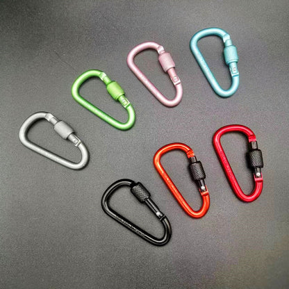 Outdoor Aluminum Alloy D-Type Locking Carabiner