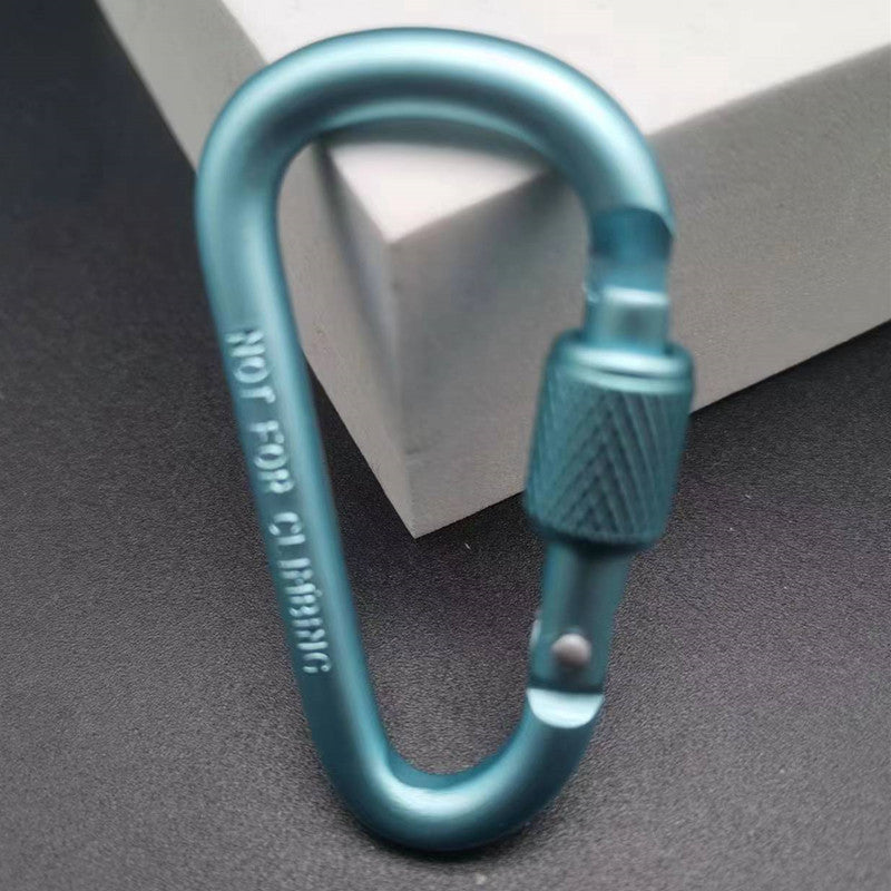 Outdoor Aluminum Alloy D-Type Locking Carabiner
