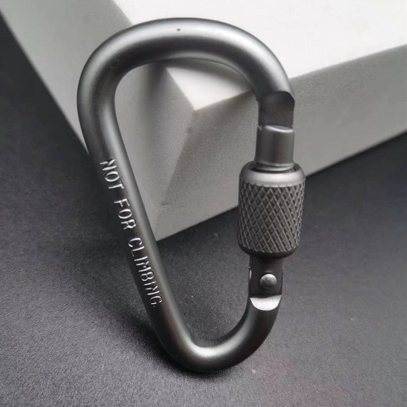 Outdoor Aluminum Alloy D-Type Locking Carabiner
