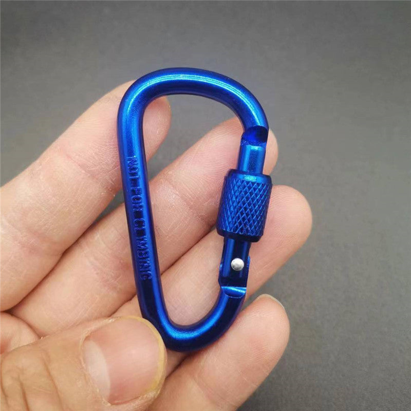 Outdoor Aluminum Alloy D-Type Locking Carabiner
