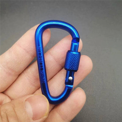 Outdoor Aluminum Alloy D-Type Locking Carabiner