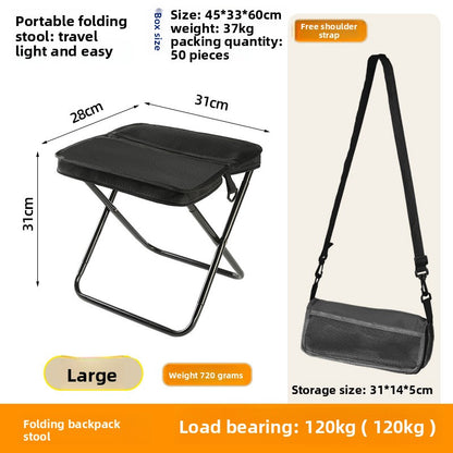 Outdoor Backpack Folding Chair