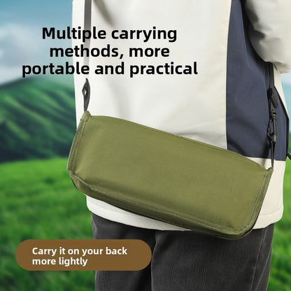 Outdoor backpack folding stool pen bag