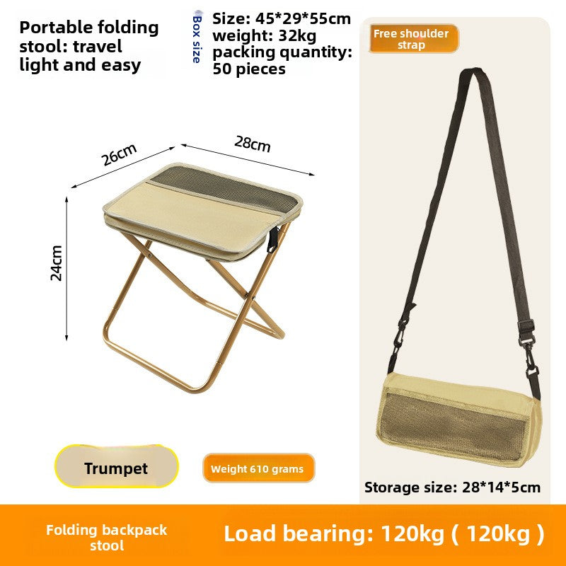 Outdoor Backpack Handbag Folding Chair