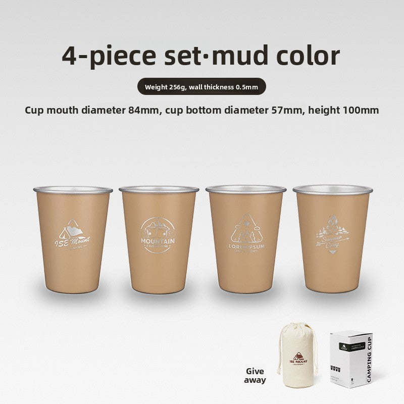 Outdoor camping beer mug