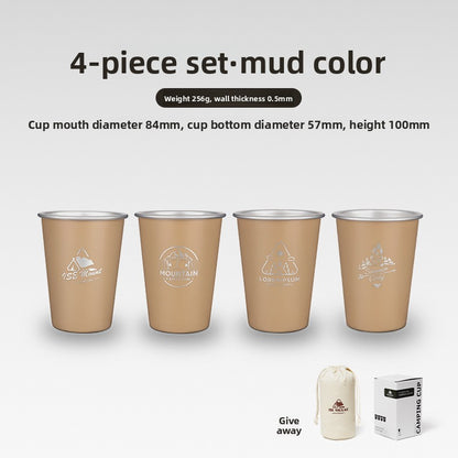 Outdoor camping beer mug