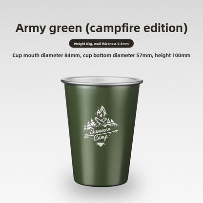 Outdoor camping beer mug