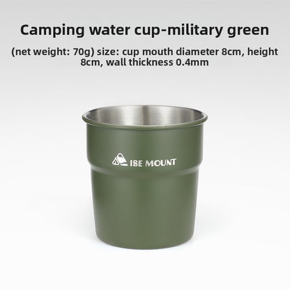 Outdoor camping beer mug