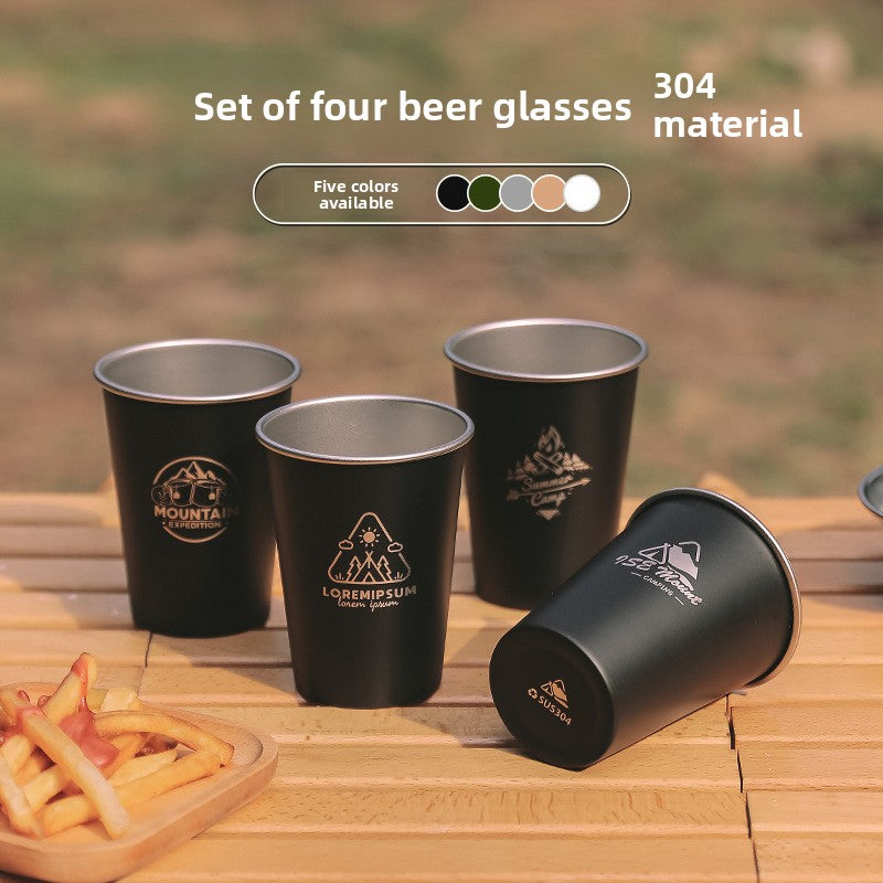 Outdoor camping beer mug