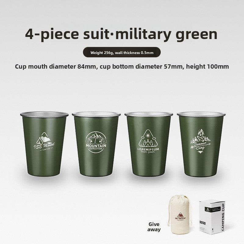 Outdoor camping beer mug