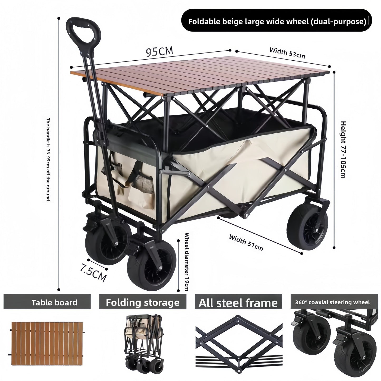 Outdoor camping car