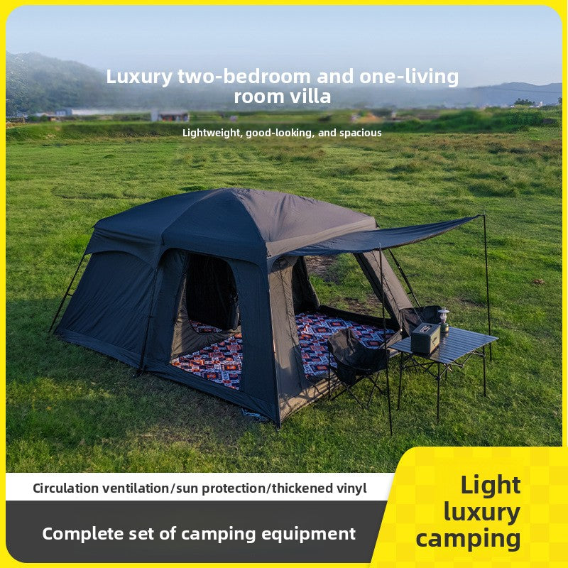 Outdoor Camping Tent Two Rooms