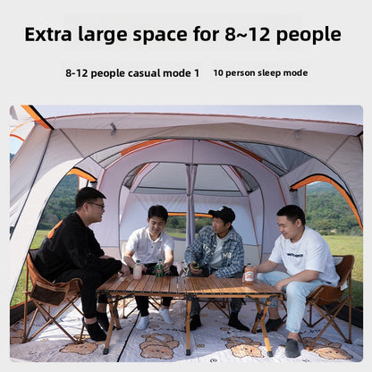 Outdoor Camping Tent Two Rooms