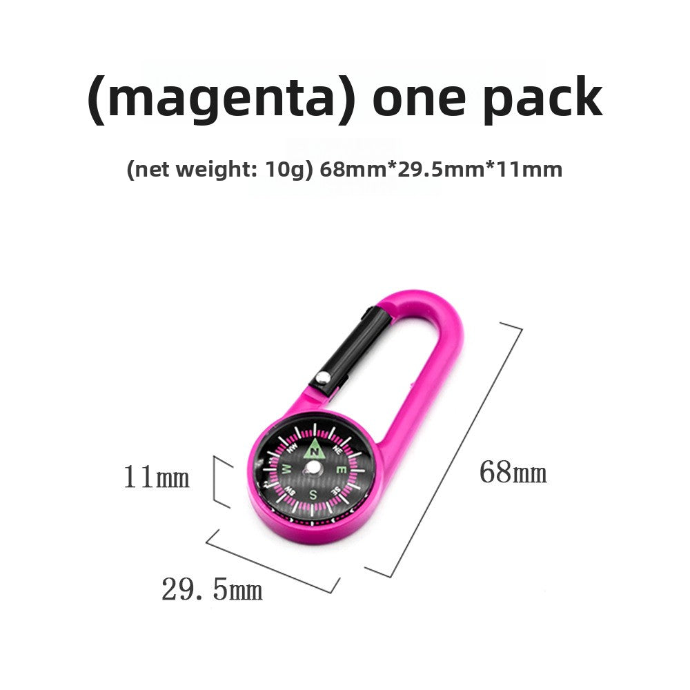 Outdoor Carabiner Compass