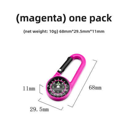 Outdoor Carabiner Compass