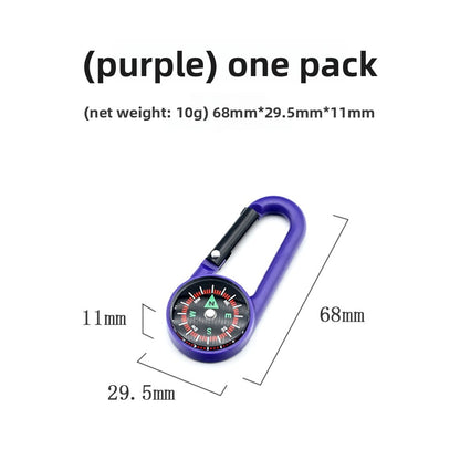 Outdoor Carabiner Compass