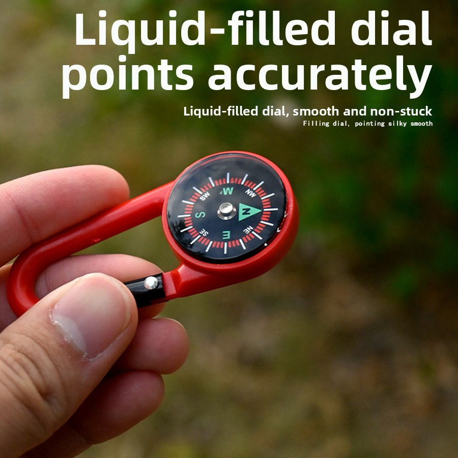 Outdoor Carabiner Compass