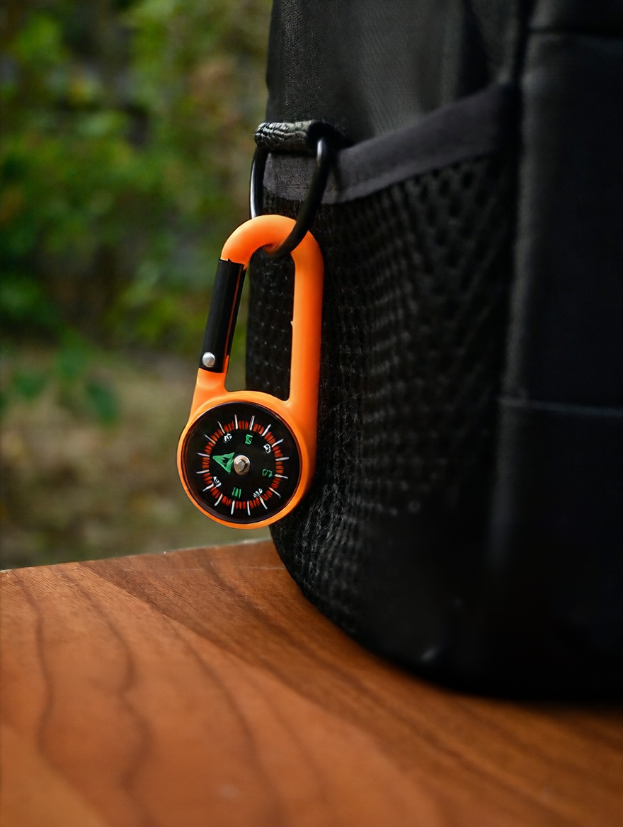 Outdoor Carabiner Compass